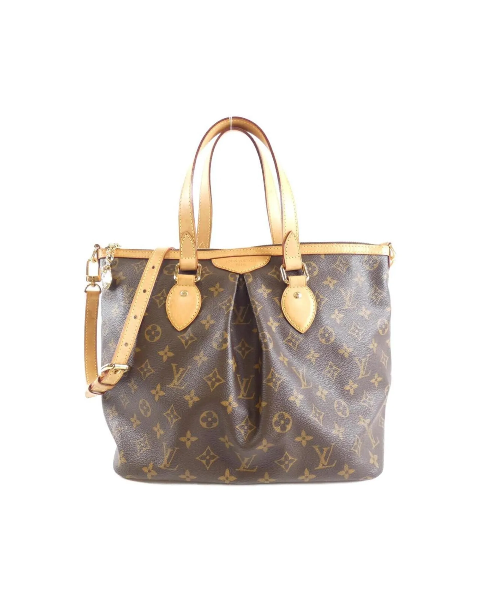 Palermo PM Canvas Tote with Dust Bag and Shoulder Strap