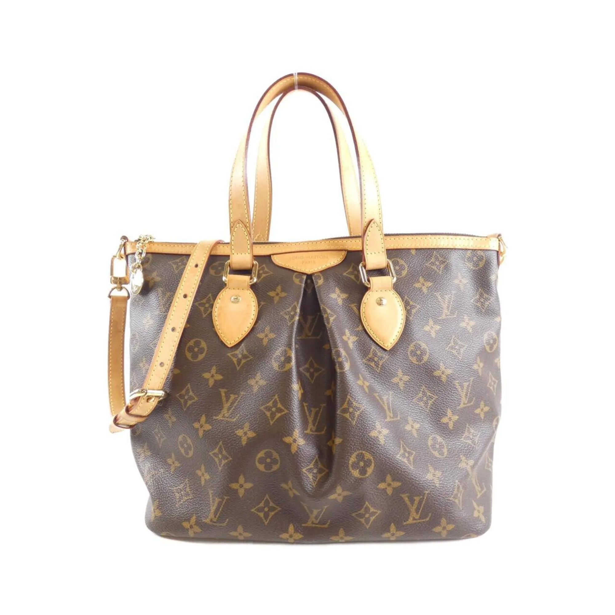 Palermo PM Canvas Tote with Dust Bag and Shoulder Strap