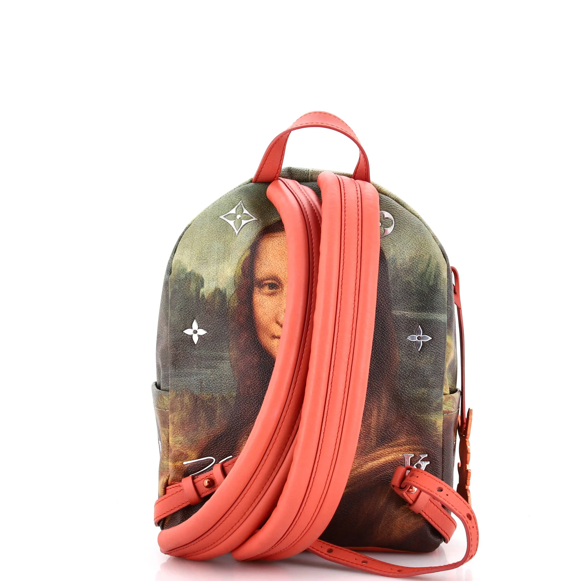 Palm Springs Backpack Limited Edition Jeff Koons Da Vinci Print Canvas PM