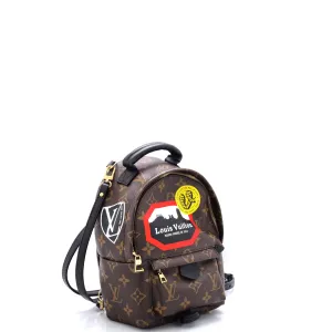 Palm Springs Backpack Limited Edition World Tour Monogram Canvas Mini