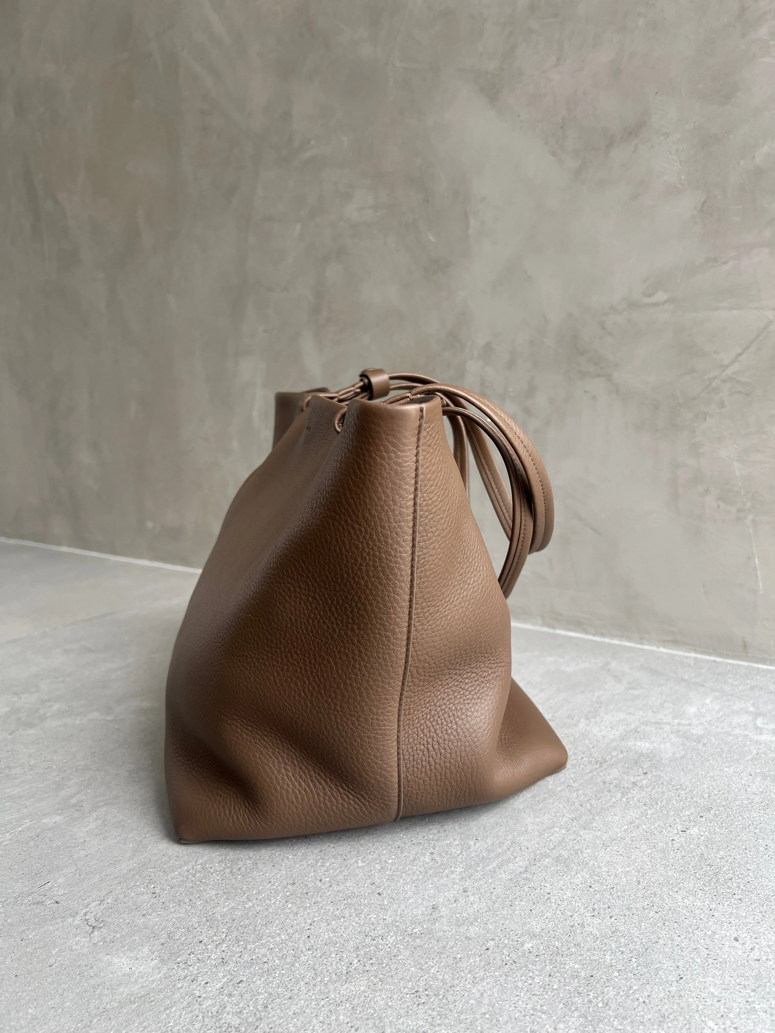 Park Tote Three, Grained, Dark Olive