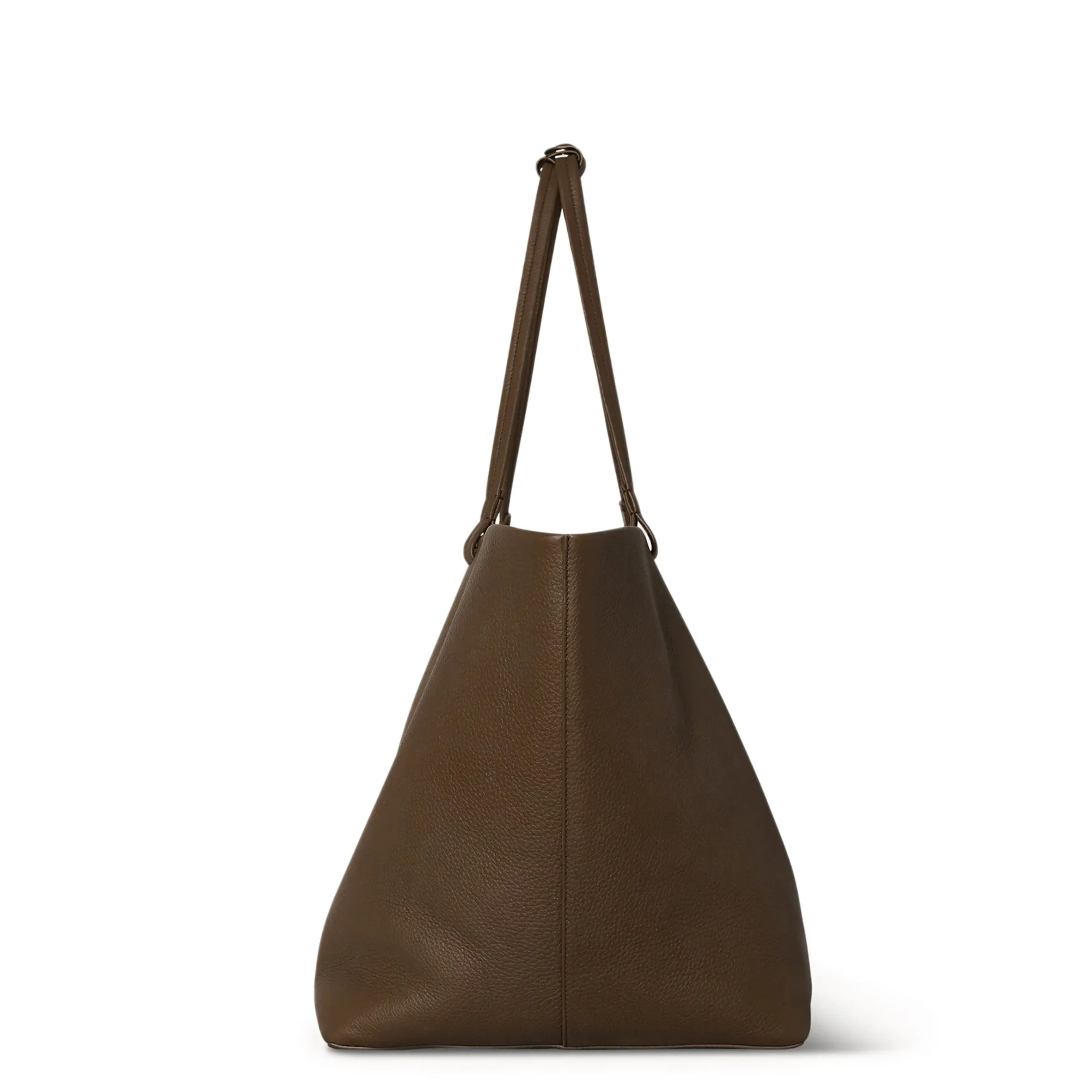 Park Tote Three, Grained, Dark Olive