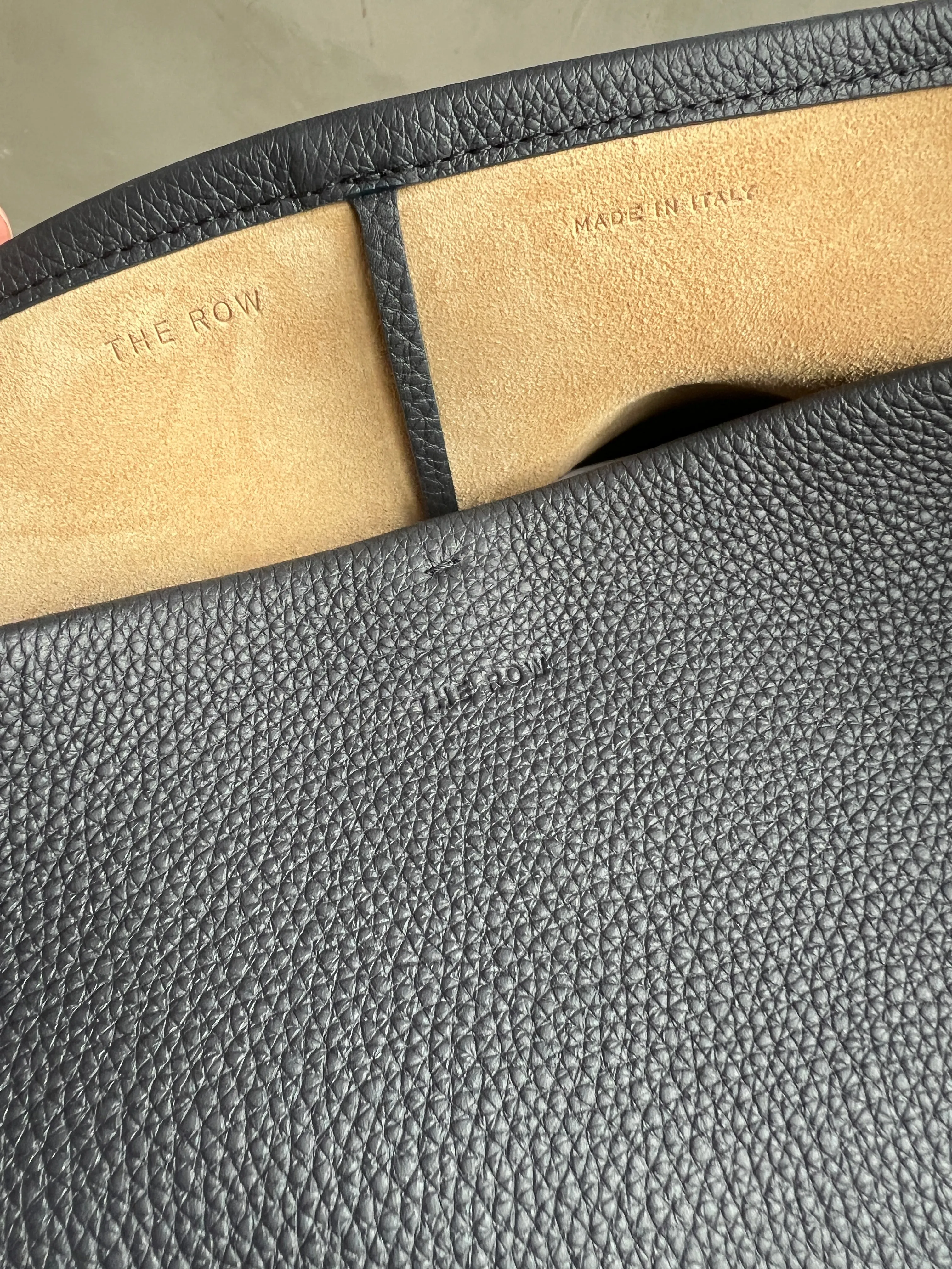 Park Tote Three, Grained, Marine