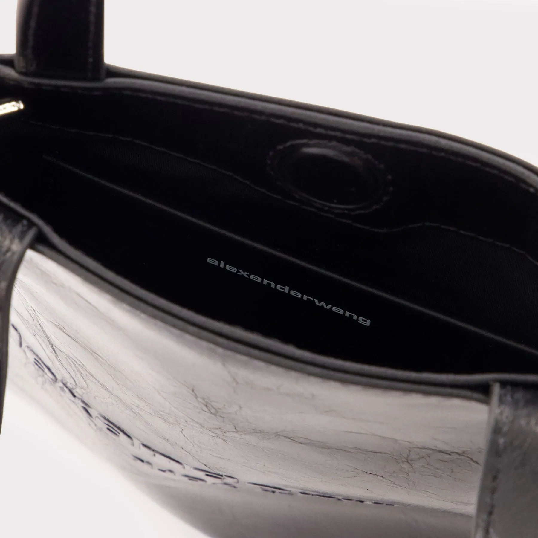 Pinch Small Shopping Bag - Alexander Wang - Leather - Black