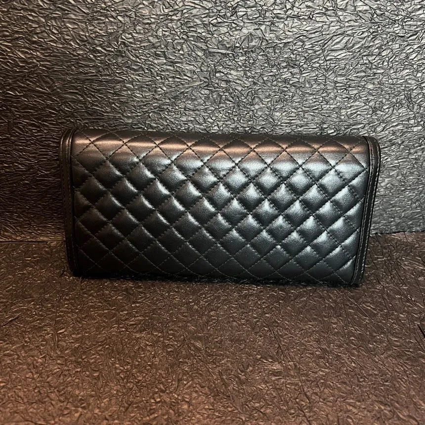 Prada Black Chain Double Buckle Shoulder Bag
