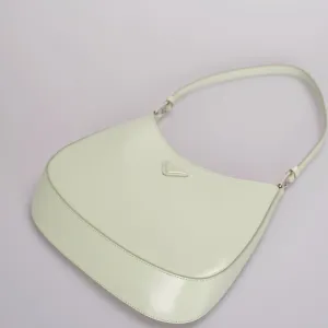 Prada Cleo Mint Green Smooth Leather Shoulder Bag