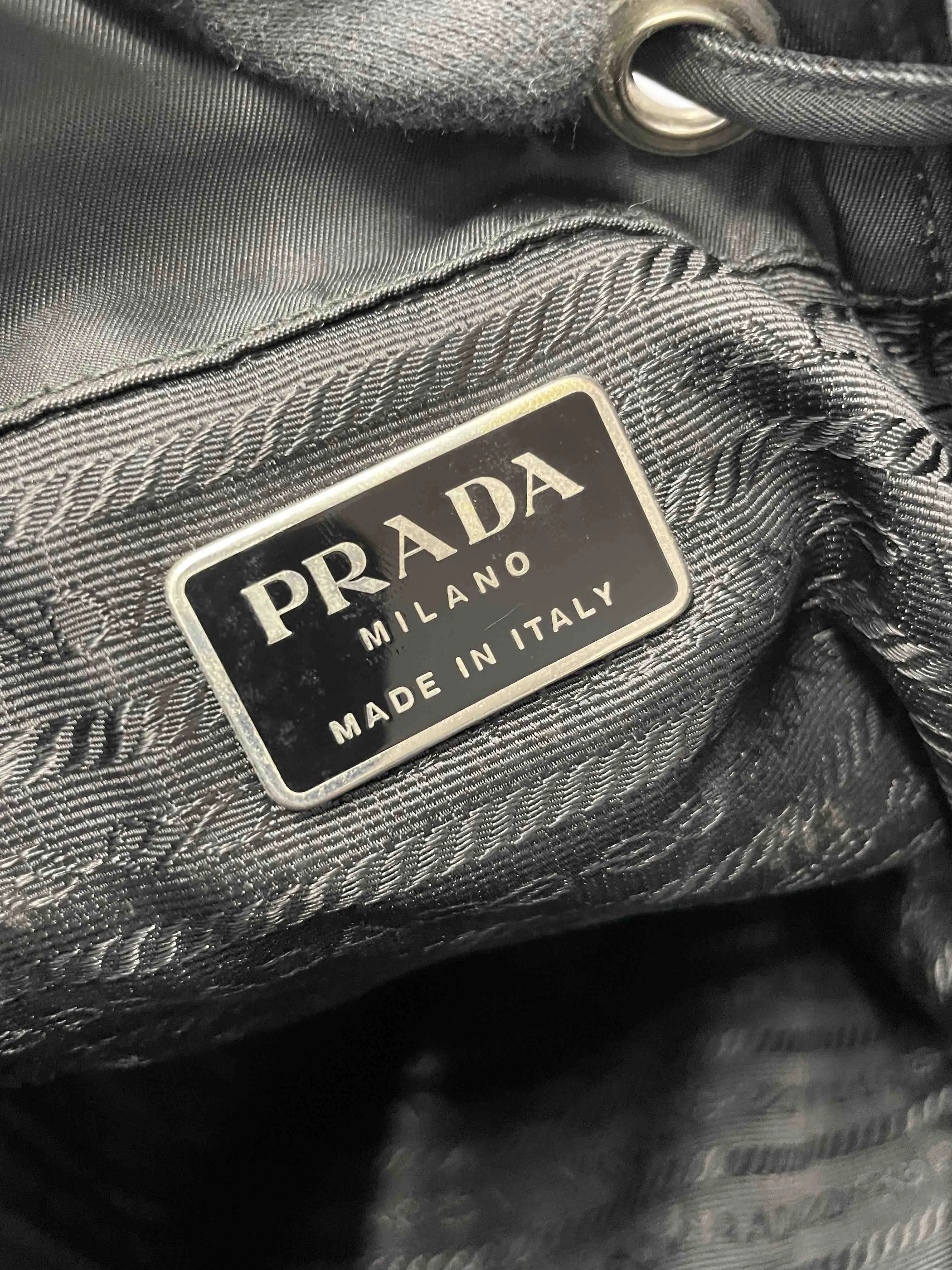 PRADA Nylon Backpack JZ32835900 Black - Vintage Designer Bag