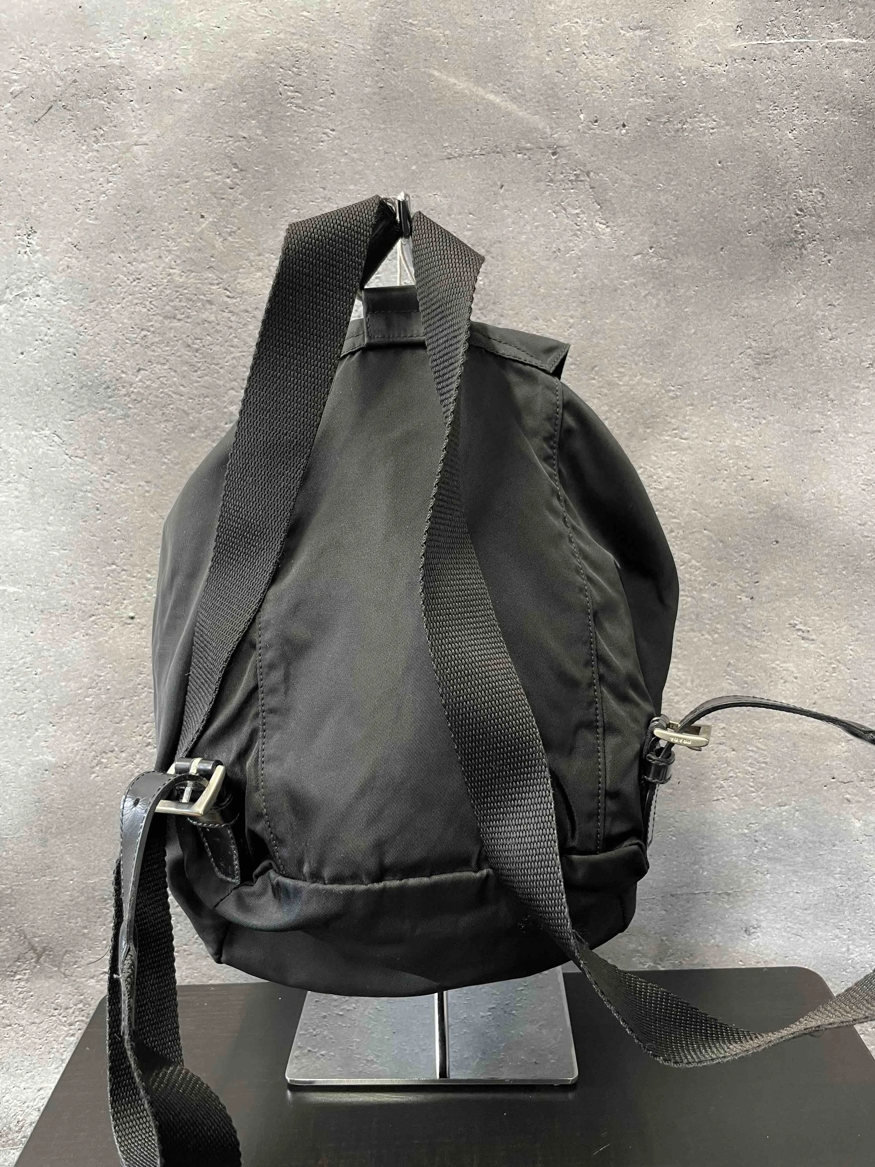 PRADA Nylon Backpack JZ32835900 Black - Vintage Designer Bag