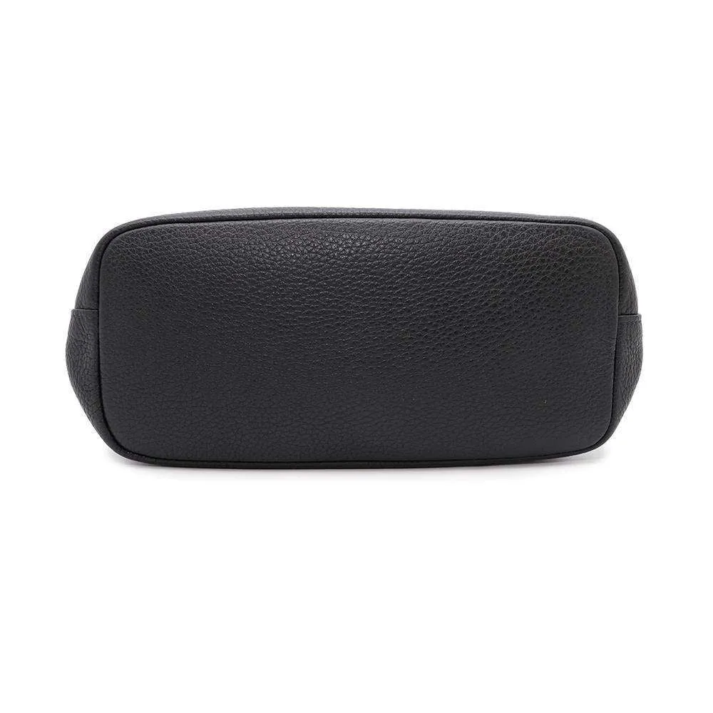 PRADA Shoulder Bag Black1BE066 Leather
