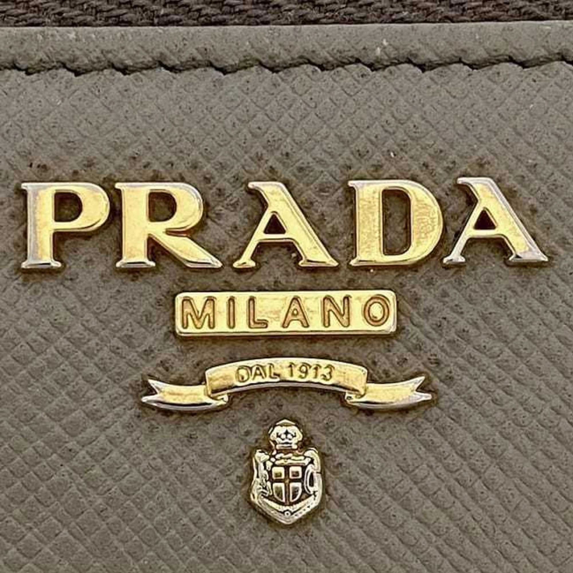 Prada Leather Wallet (Bi-Fold) (Pre-Owned)