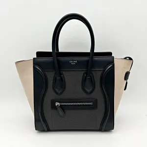Pre- Celine Leather Luggage Mini - Black Totes, Handbags LA20795