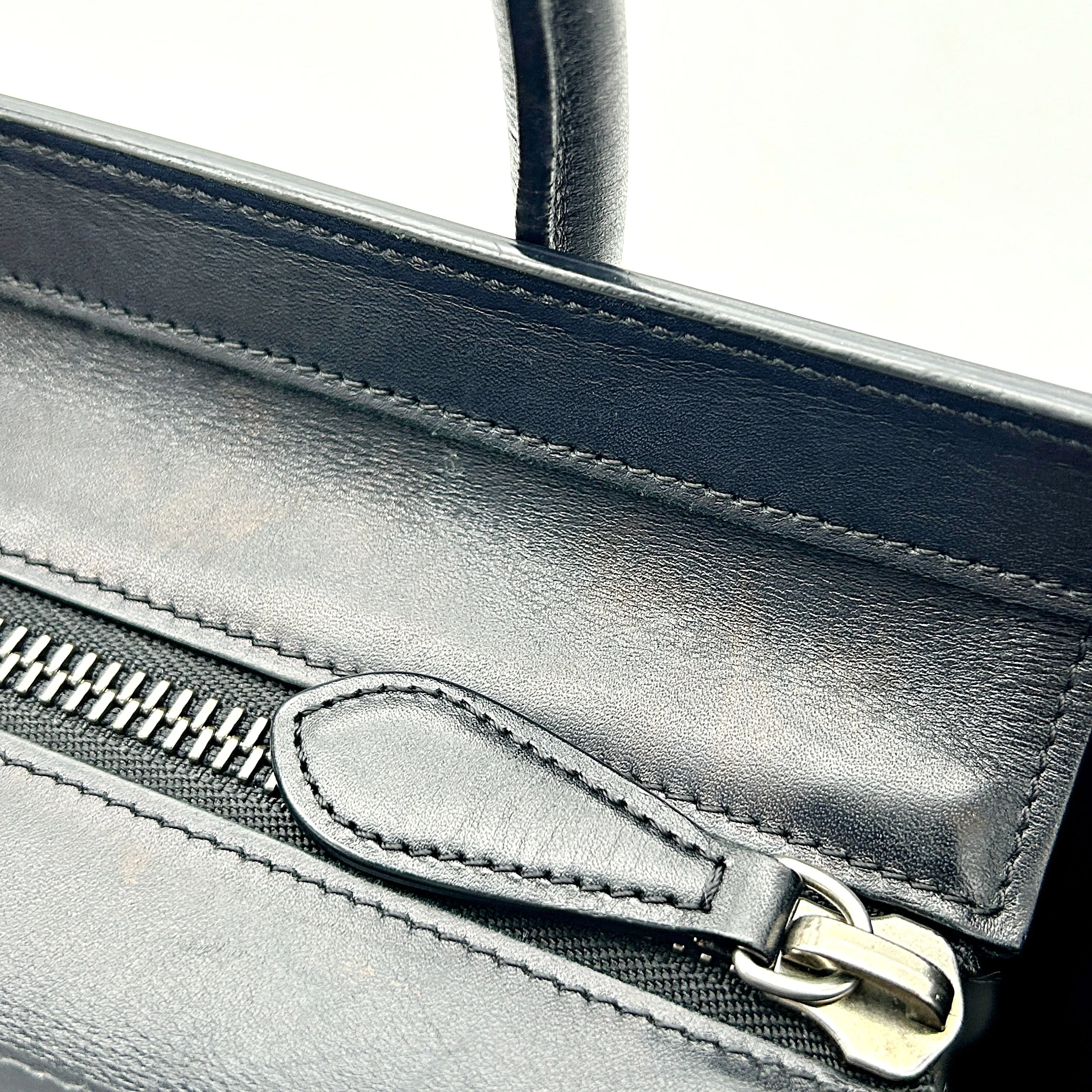 Pre- Celine Leather Luggage Mini - Black Totes, Handbags LA20795