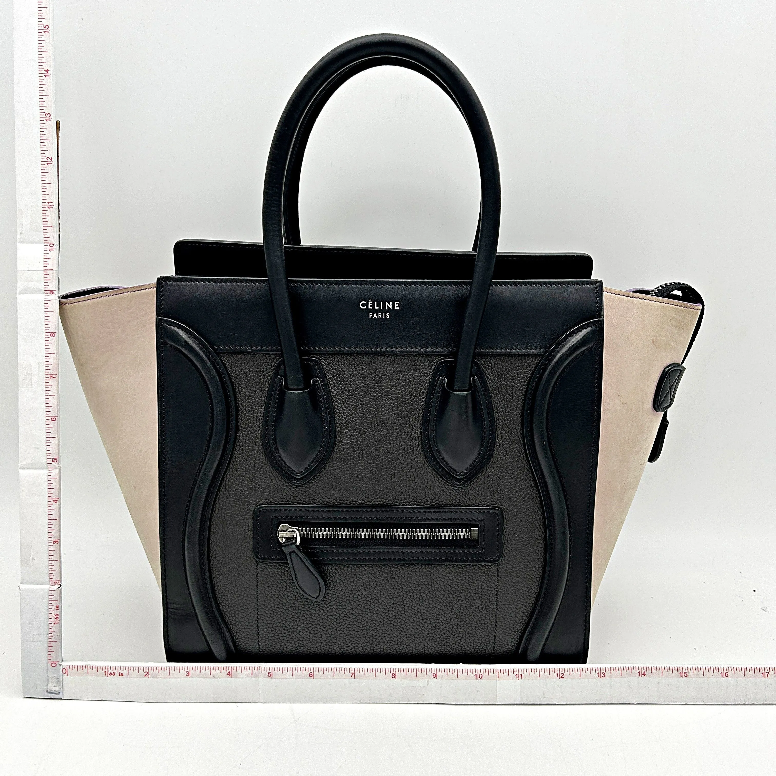 Pre- Celine Leather Luggage Mini - Black Totes, Handbags LA20795