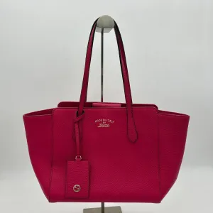 Pre- Gucci Leather Swing - Pink Totes, Handbags AF586