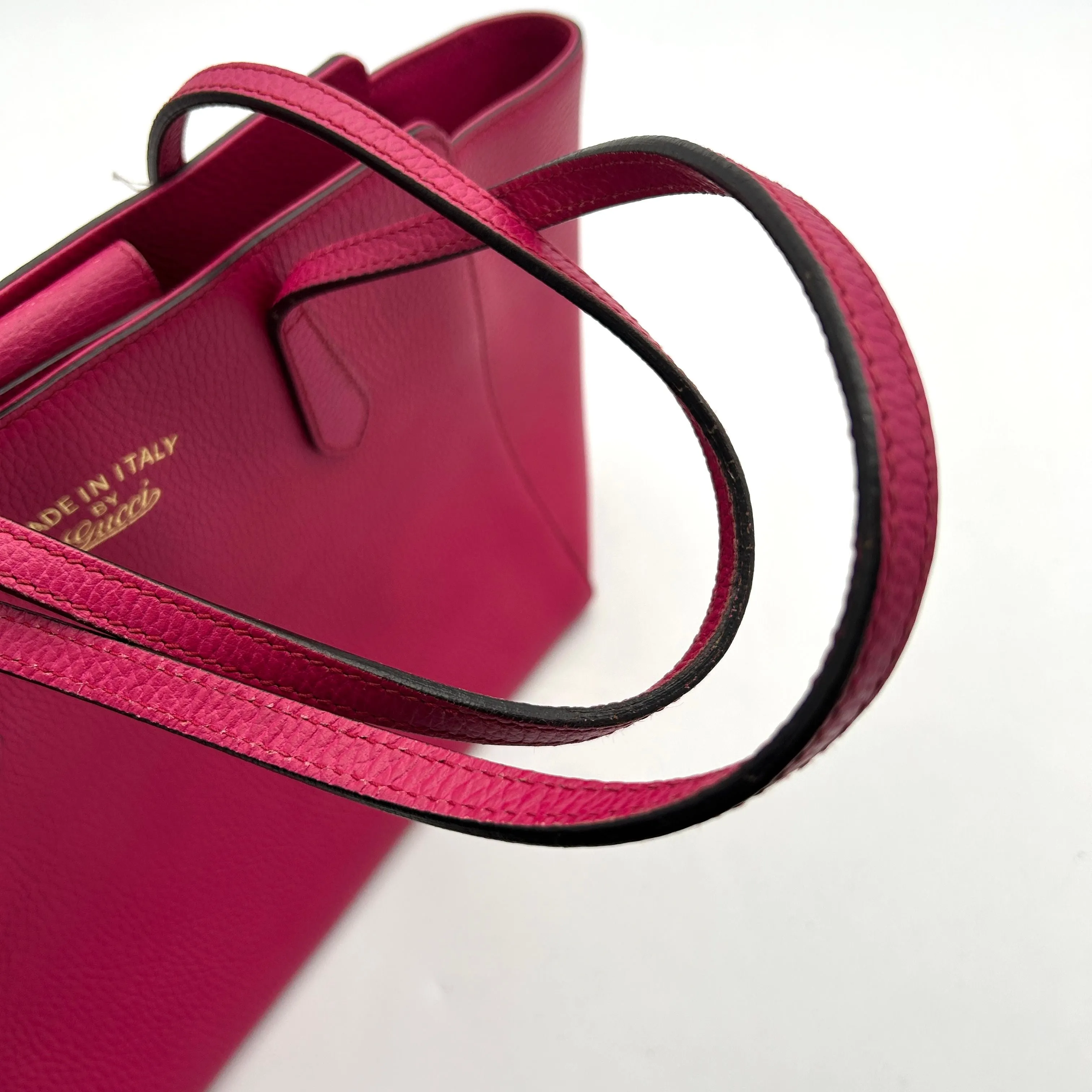 Pre- Gucci Leather Swing - Pink Totes, Handbags AF586