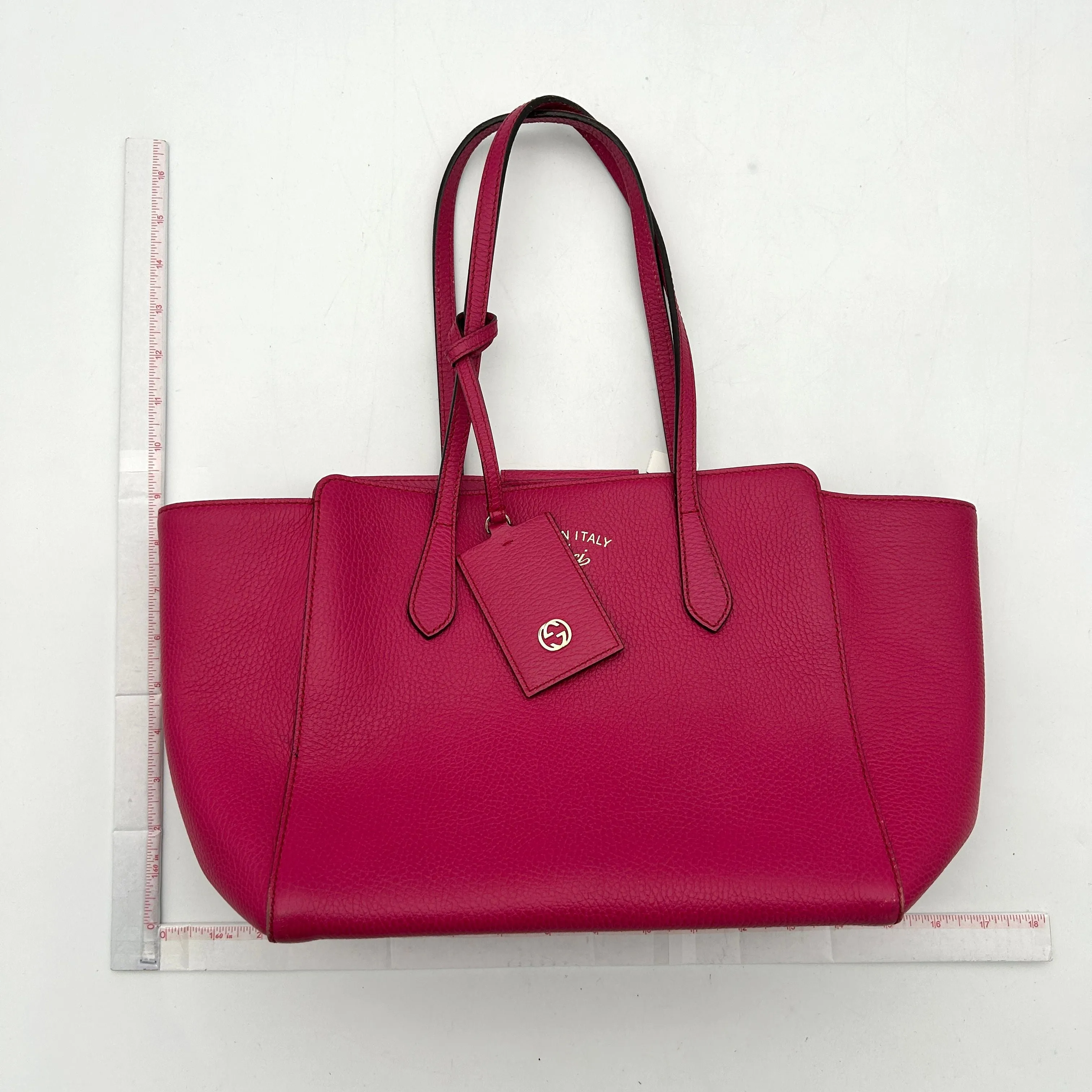 Pre- Gucci Leather Swing - Pink Totes, Handbags AF586