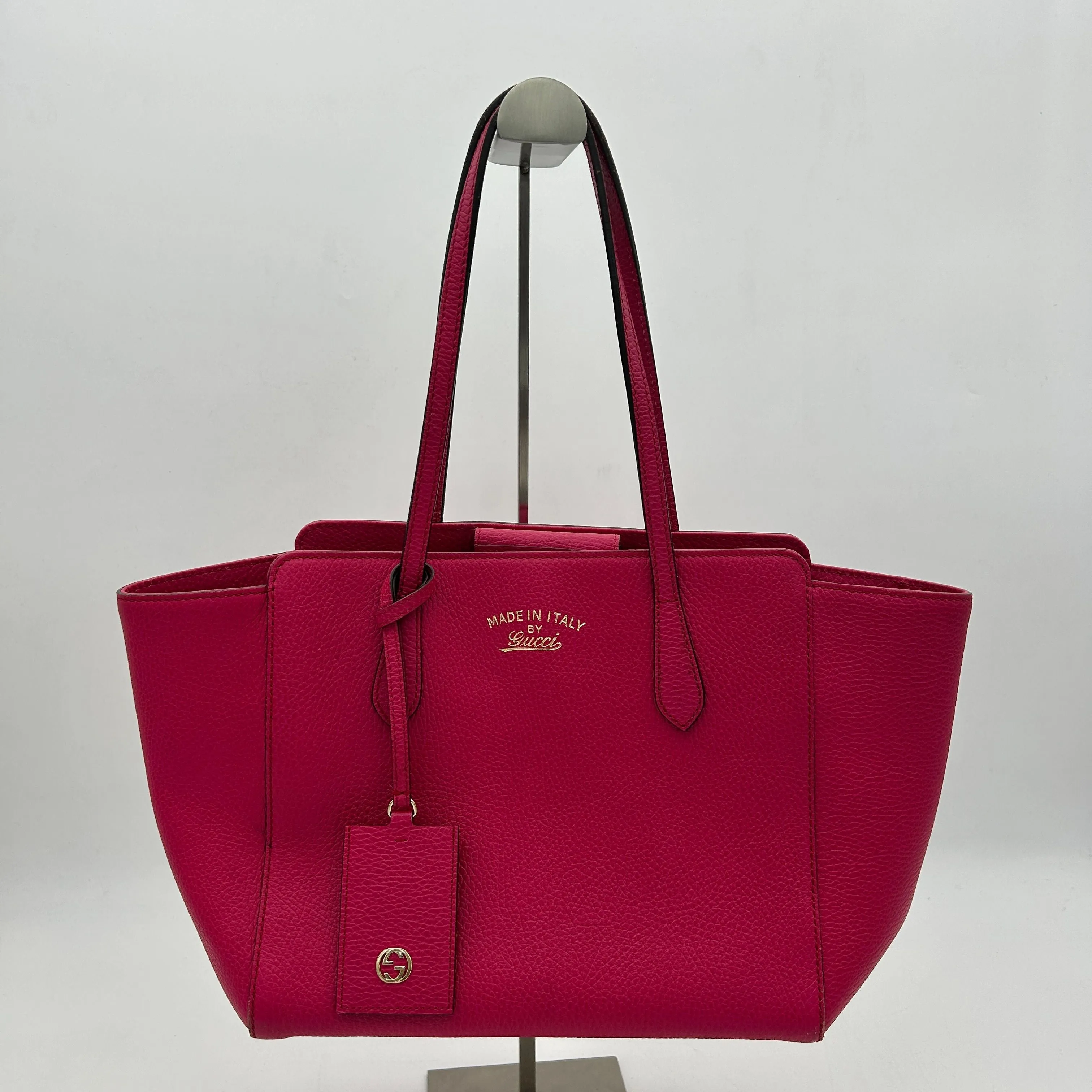 Pre- Gucci Leather Swing - Pink Totes, Handbags AF586