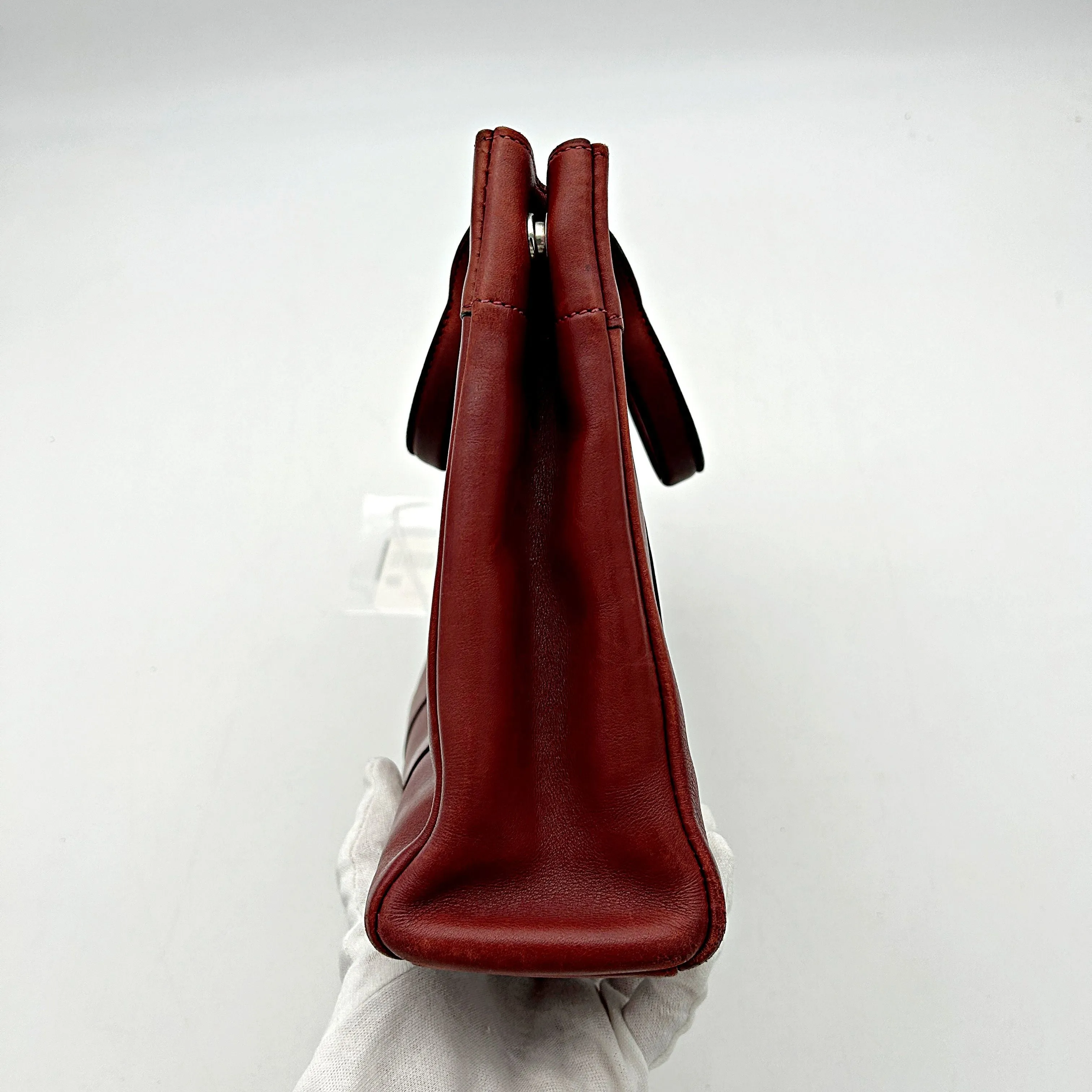 Pre- Herms Gulliver Fourre-Tout PM - Red Totes, Handbags LA1027