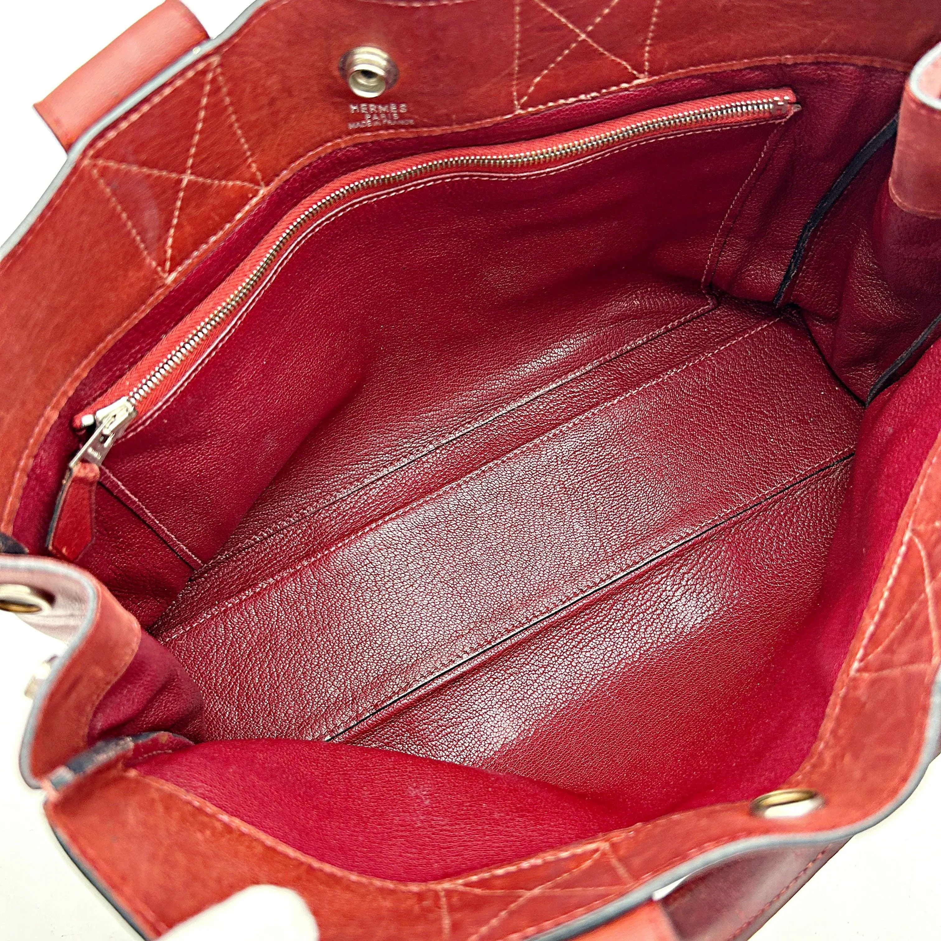 Pre- Herms Gulliver Fourre-Tout PM - Red Totes, Handbags LA1027