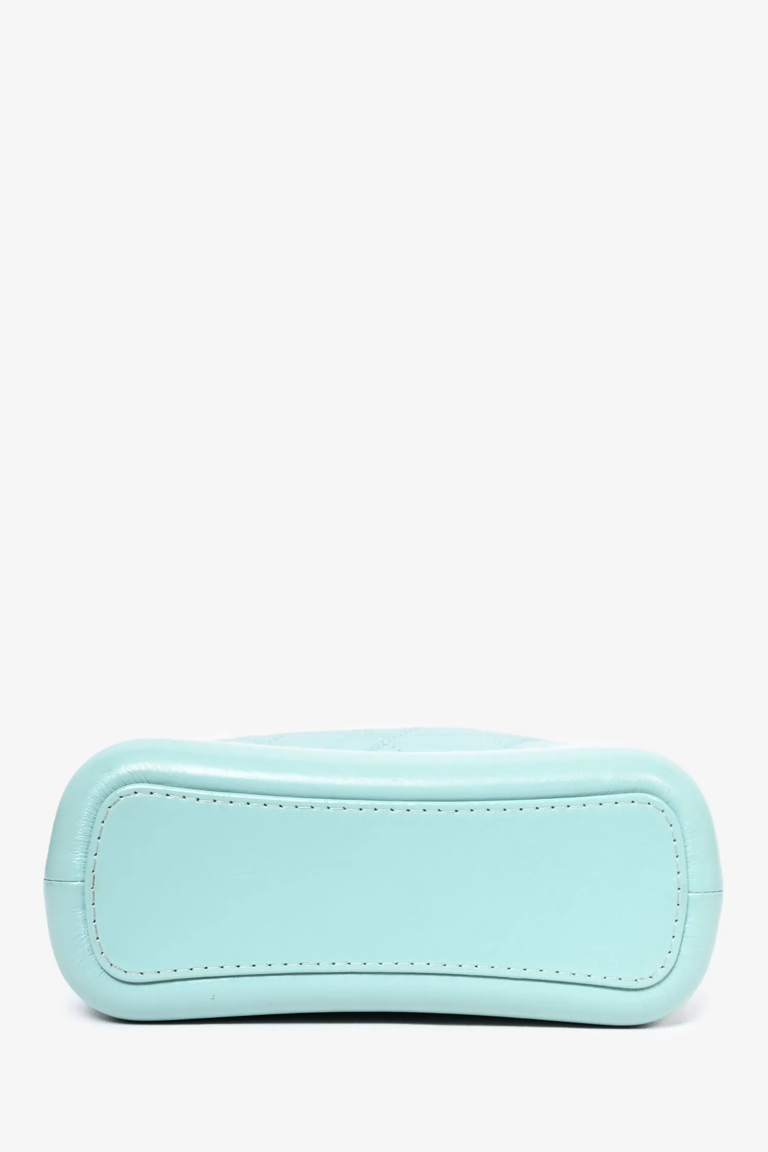 Pre-Loved Chanel 2019 Seafoam Green Quilted Small Gabrielle Shoulder Bag (As Is)
