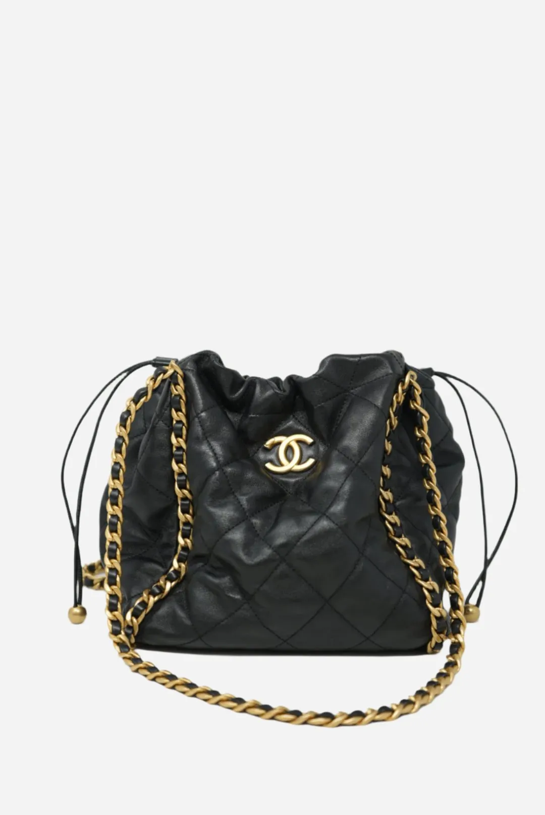 Pre-Owned Chanel 2022-2023 Calfskin Quilted Shoulder Bag