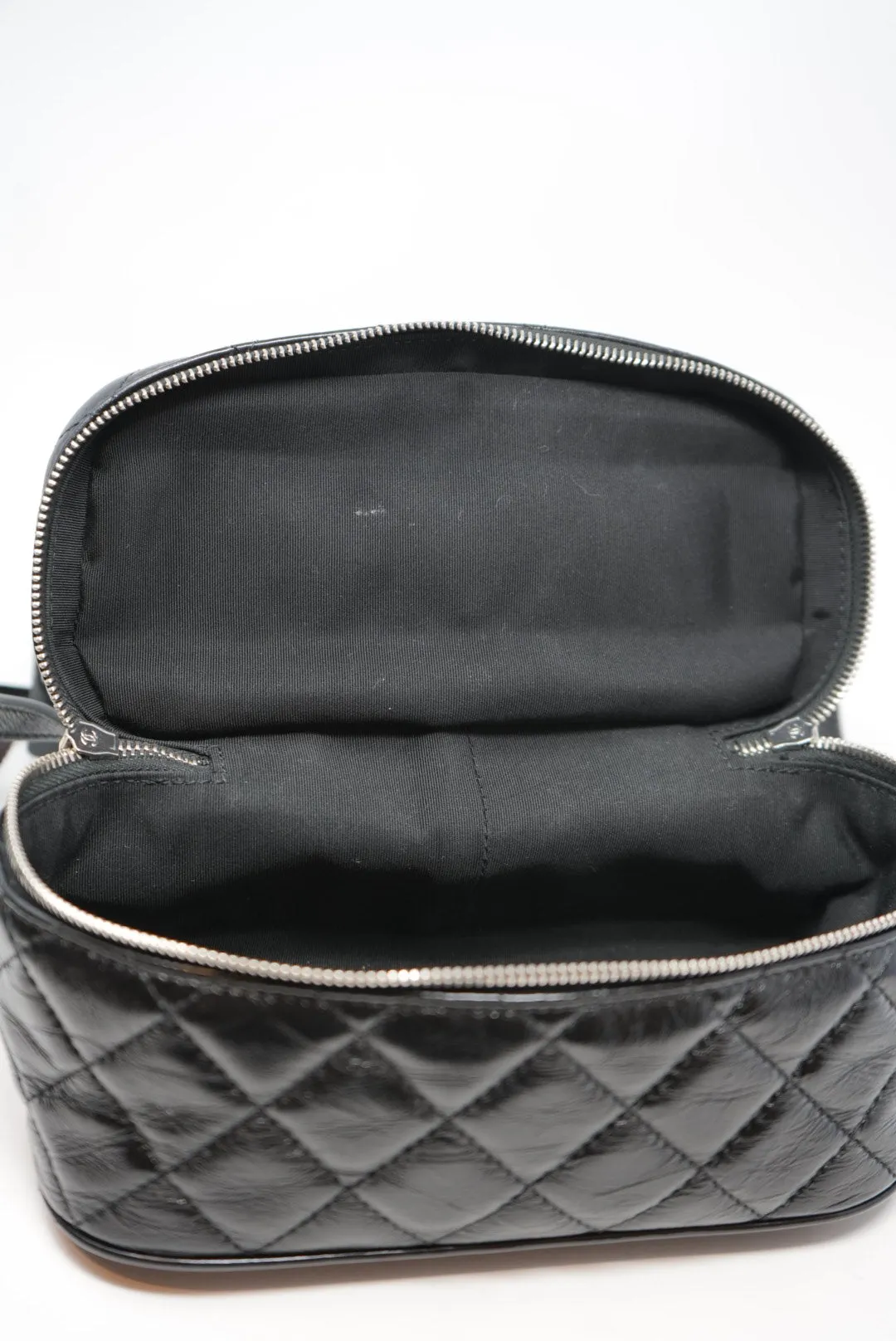 Pre-Owned CHANEL Calfskin PVC Quilted Backpack