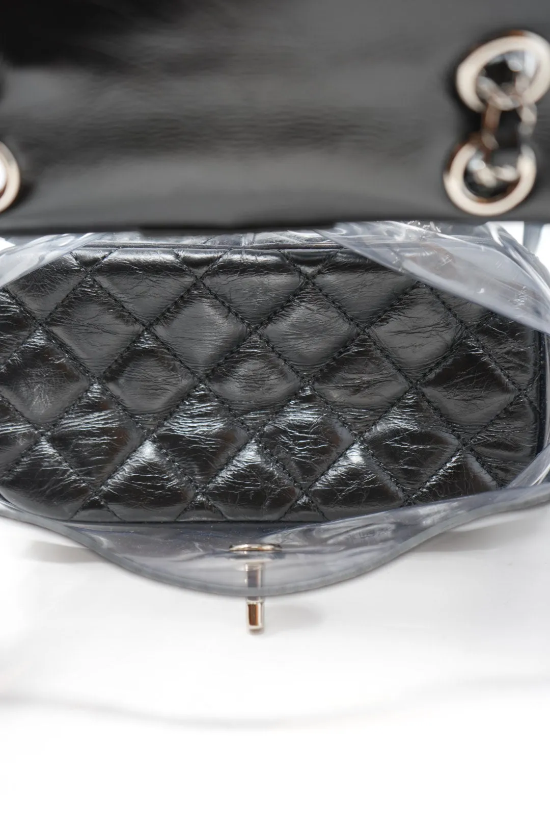 Pre-Owned CHANEL Calfskin PVC Quilted Backpack
