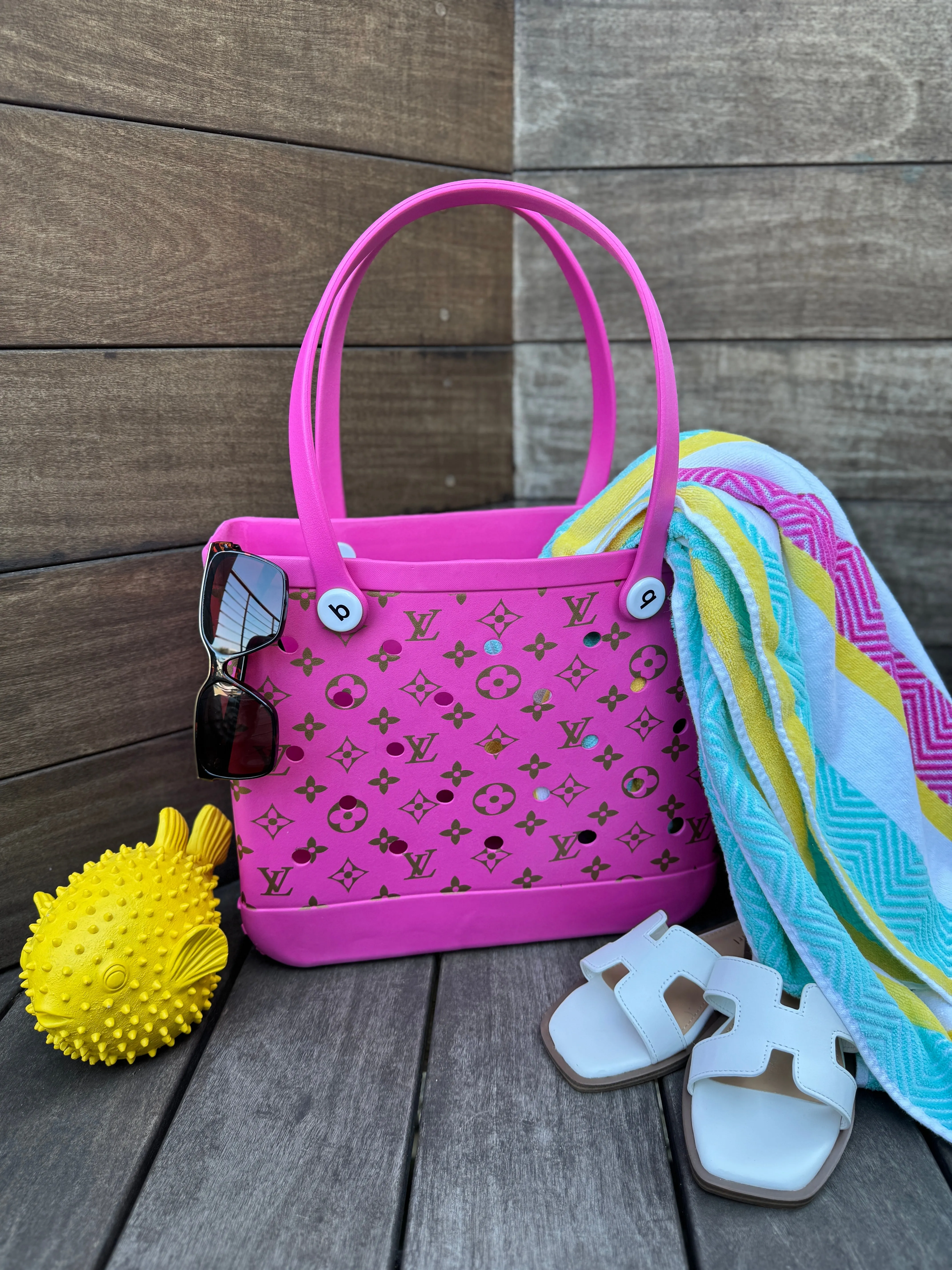 Printed Rubber Pool/Beach Totes