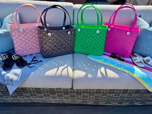 Printed Rubber Pool/Beach Totes