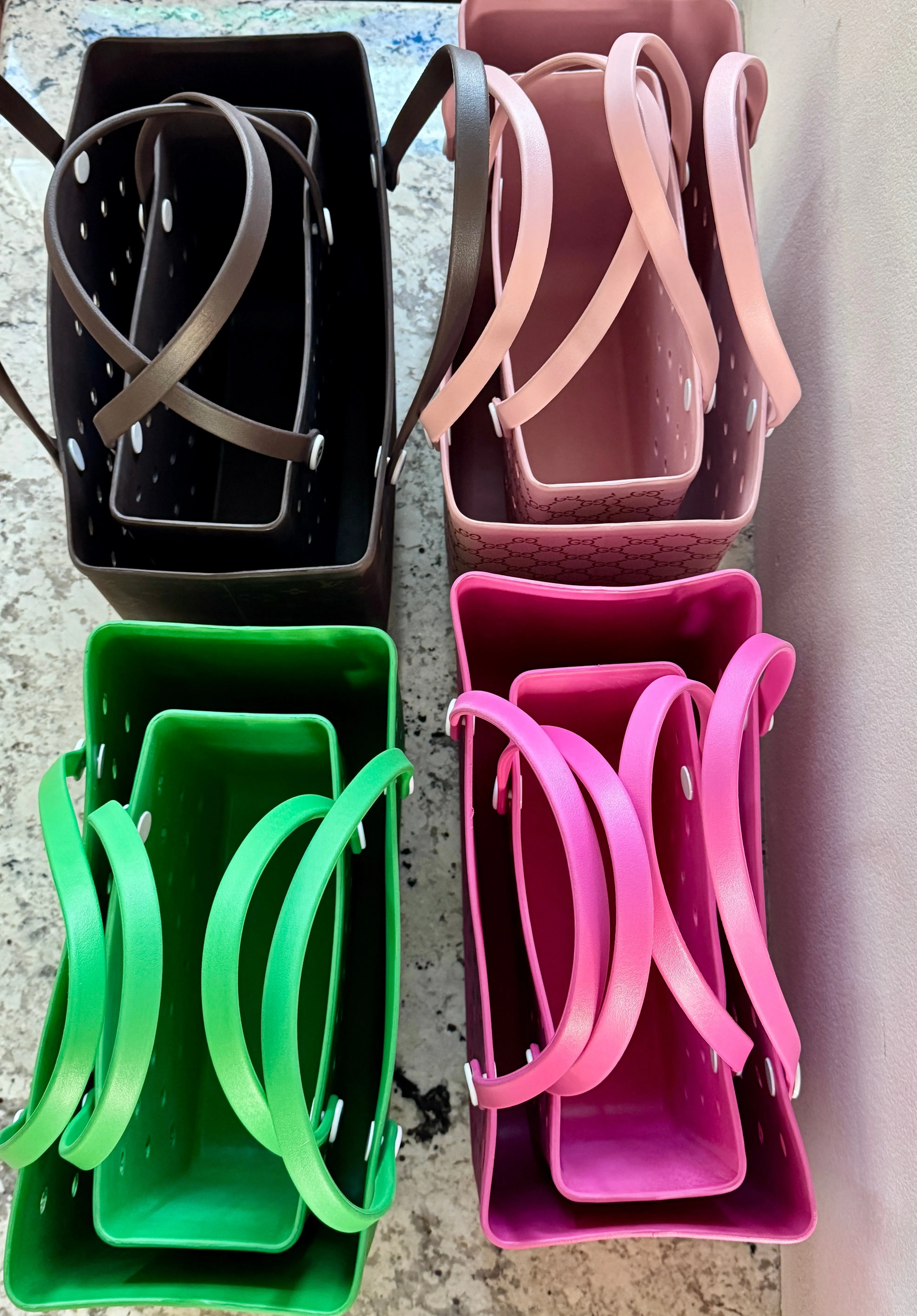 Printed Rubber Pool/Beach Totes