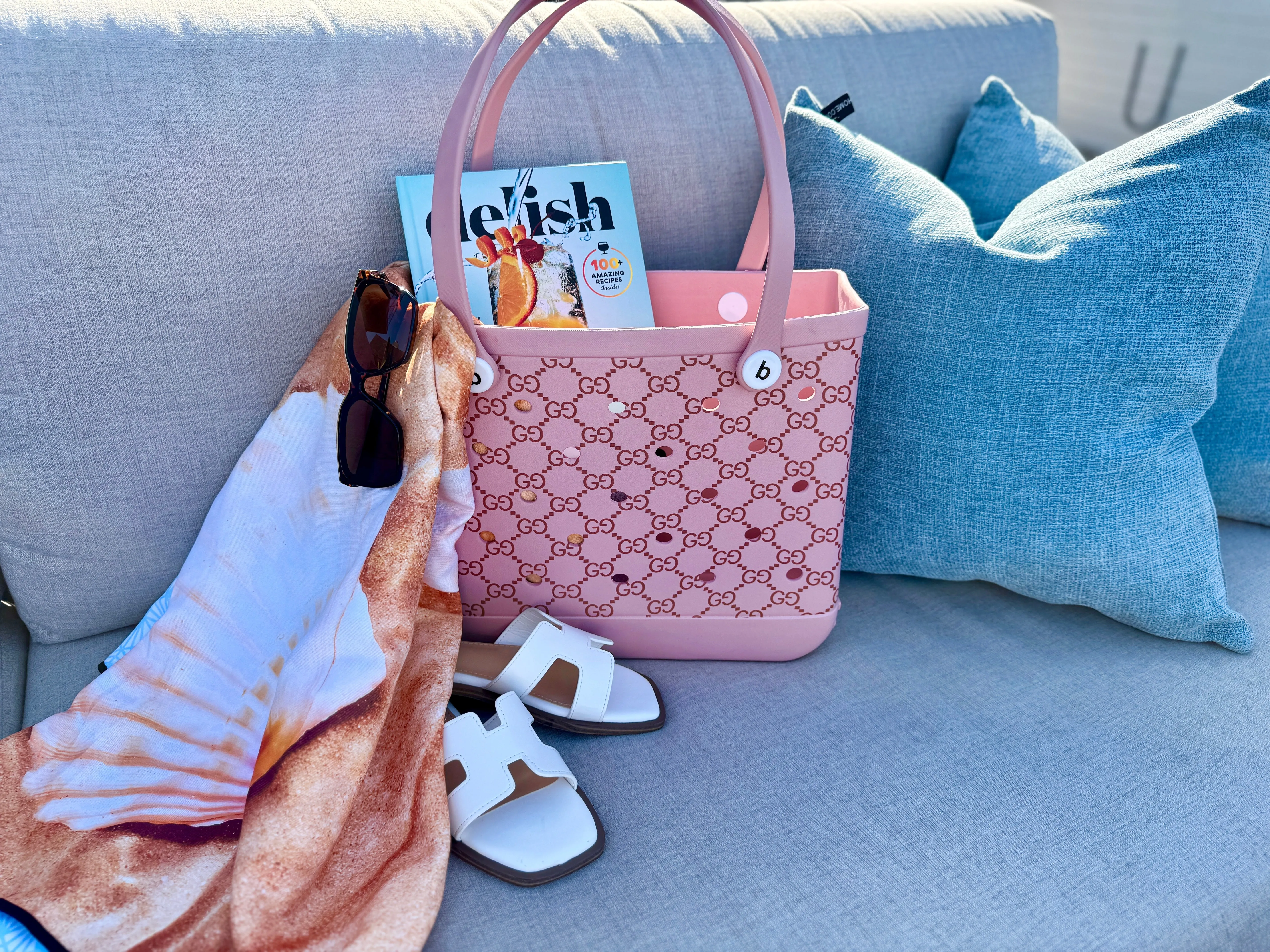 Printed Rubber Pool/Beach Totes