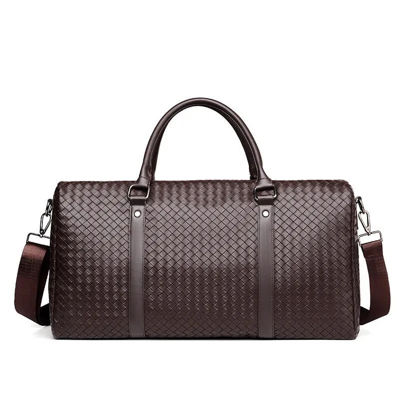 PU Leather Dry-Wet Separation Large Fitness Travel Bag