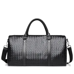 PU Leather Dry-Wet Separation Large Fitness Travel Bag