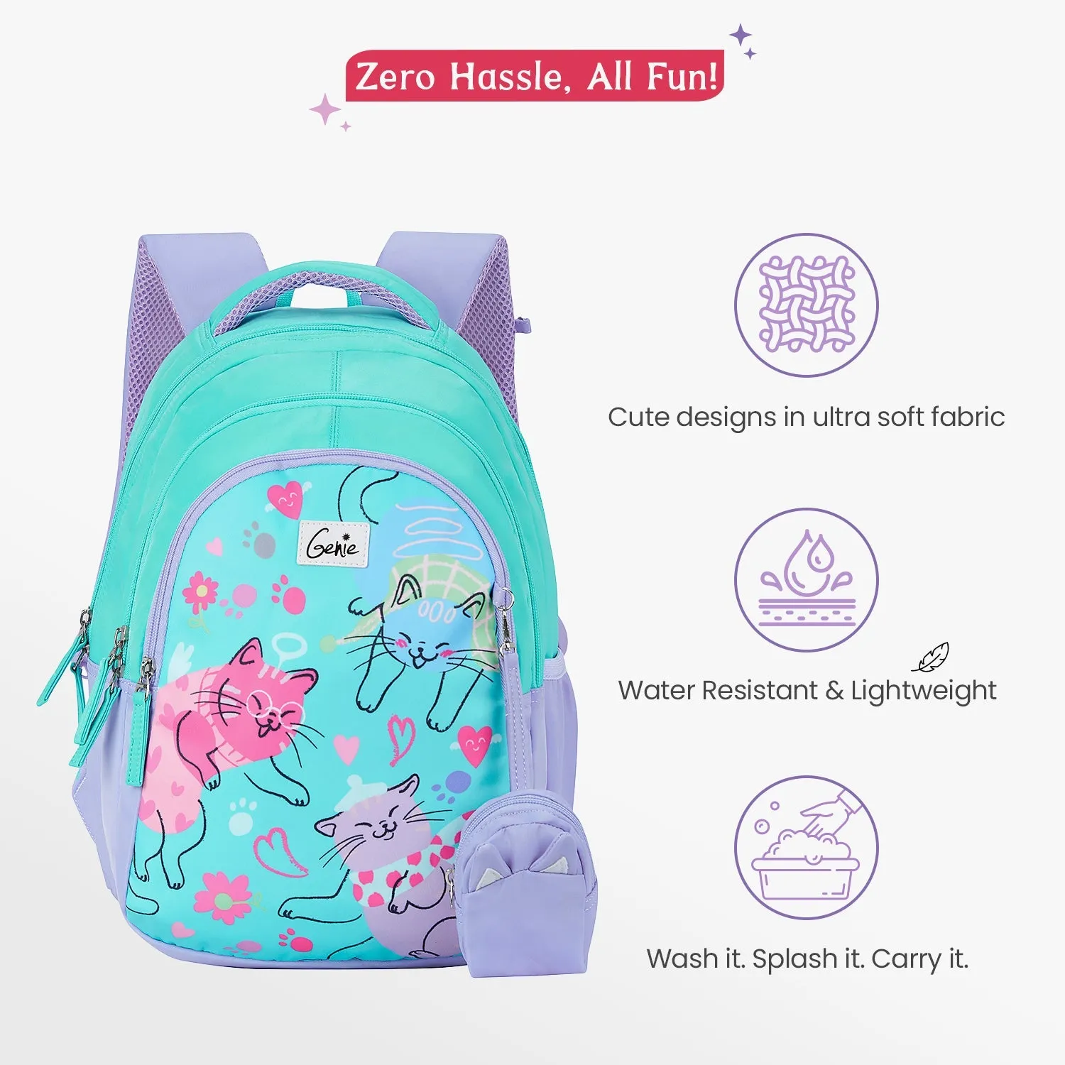 Purrfect Small Backpack for Kids
