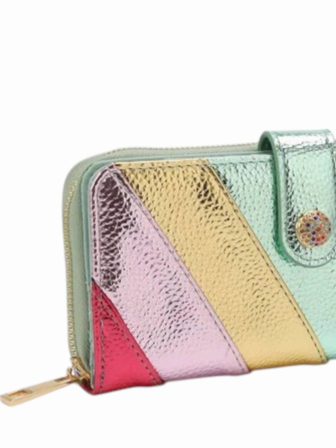 Rainbow Wallet In Green