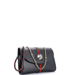 Rajah Web Chain Shoulder Bag Leather Medium