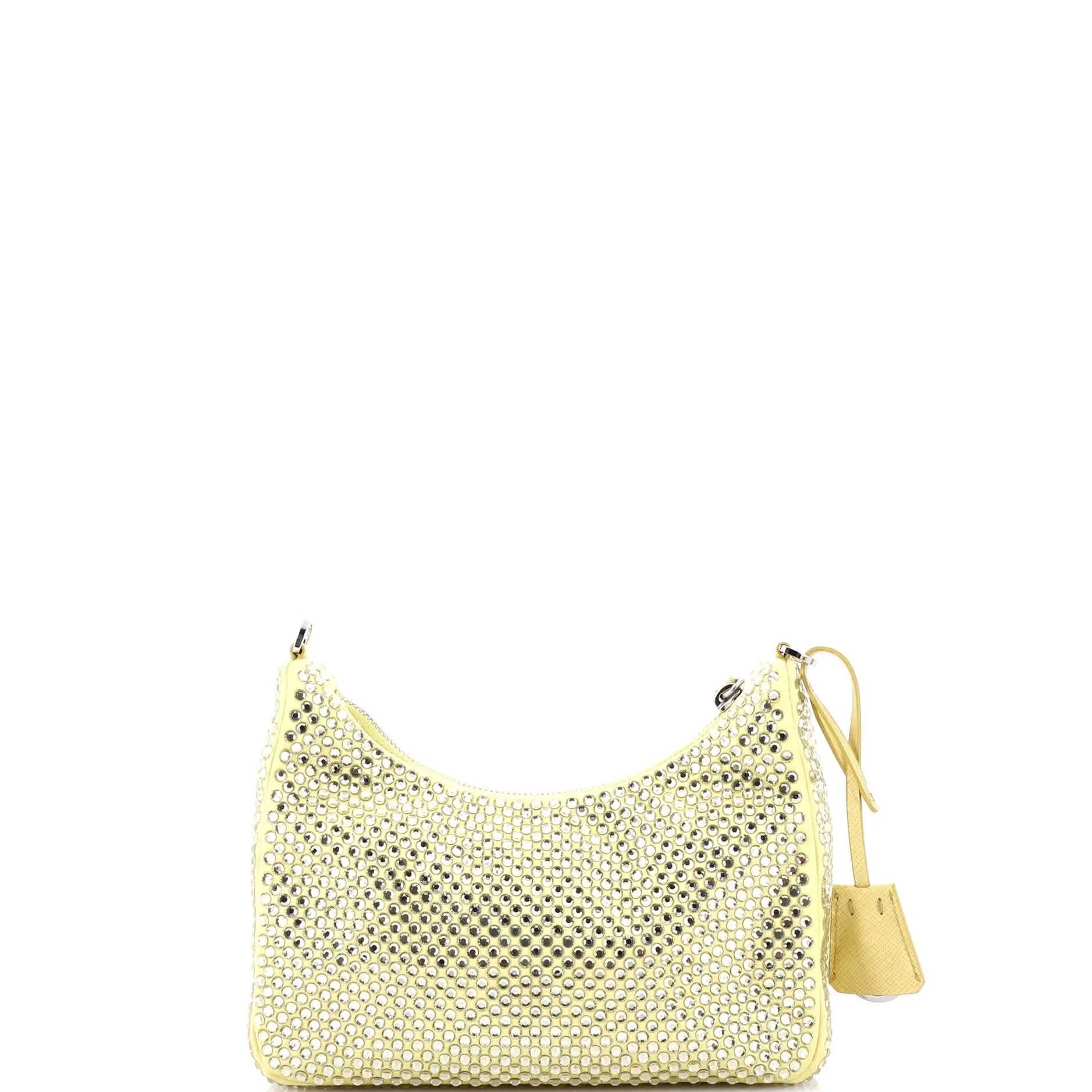 Re-Edition 2005 Shoulder Bag Crystal Embellished Satin Small