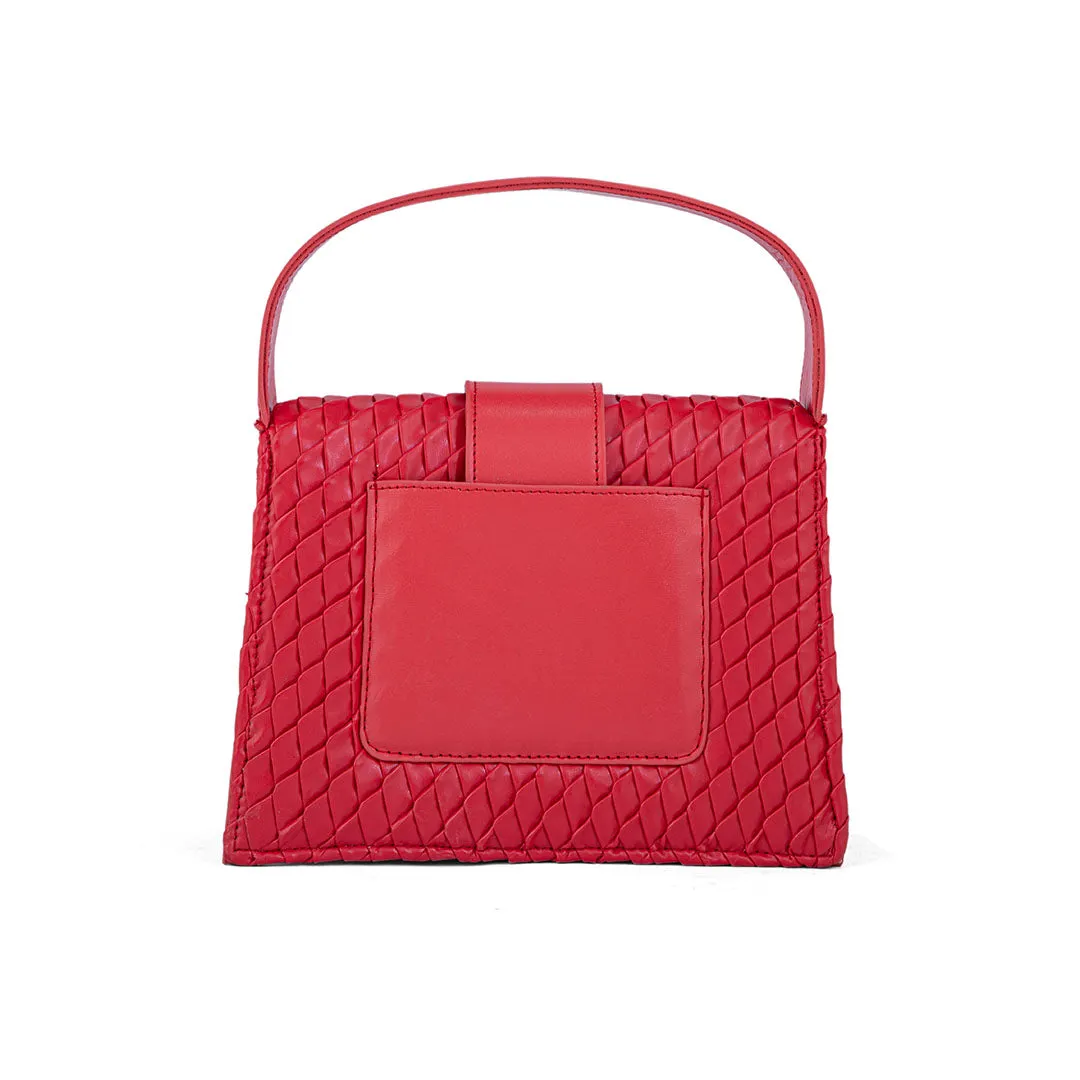 Red Women Casual Hand Bag P55630