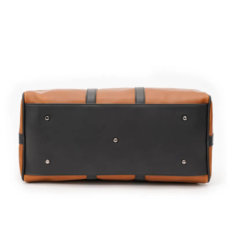 Retro Style Men's PU Leather Travel Duffle Bag