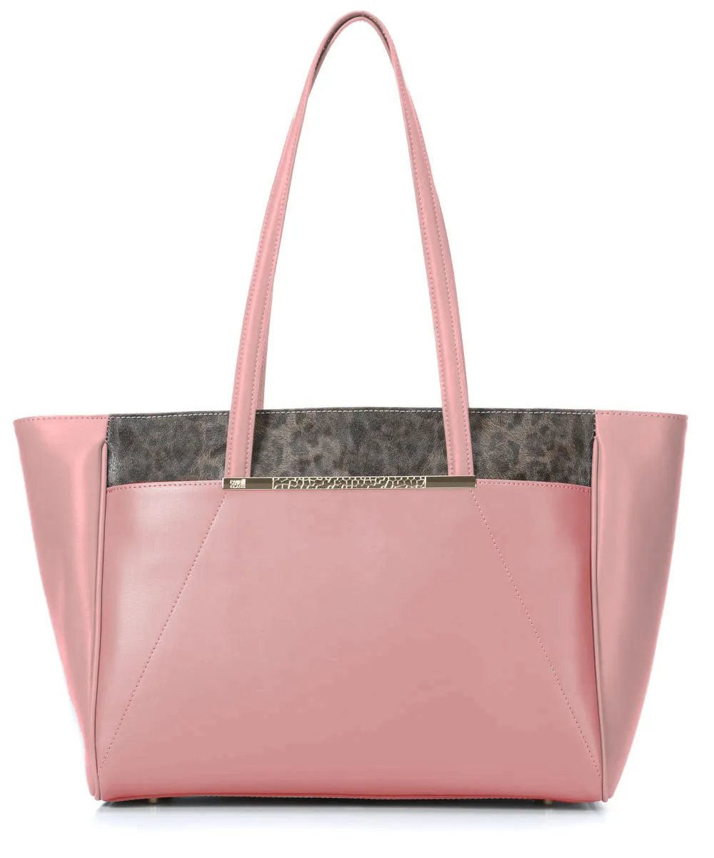 Roberto Cavalli Class Candy Leopard Shopping Bag