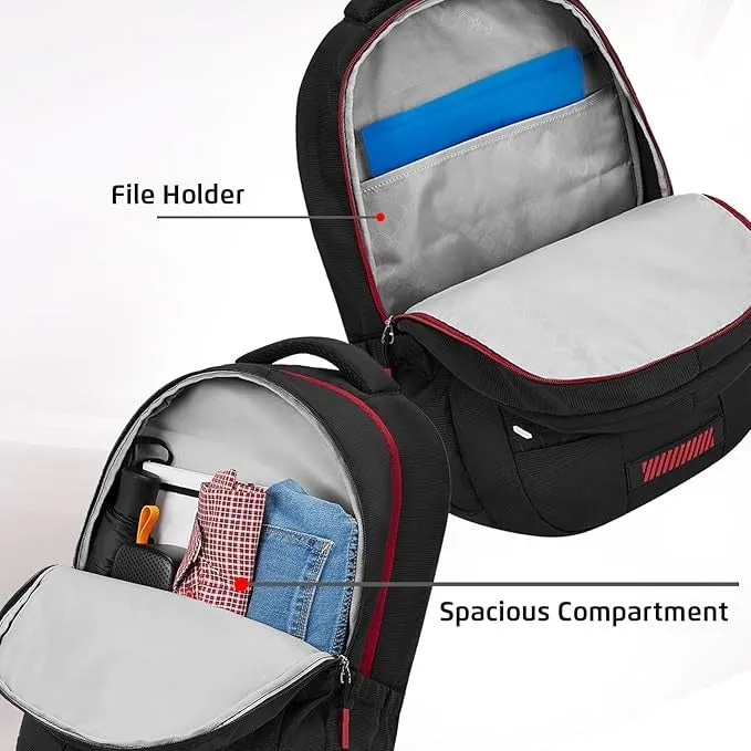 Safari 37L Bonus 1 Casual Backpack with Armor Base, Detachable Freebie Sling Bag, Side Bag, Bottle Holder, Front Pocket, File Holder, School & College Bags, Office Bag
