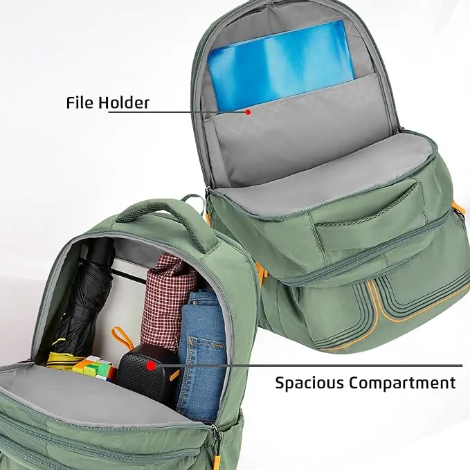 Safari Quadro 4 43L Casual Backpack with Armor Base and Antitheft Pocket