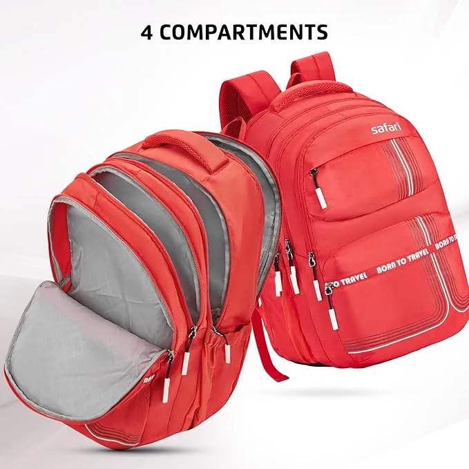 Safari Quadro 4 43L Casual Backpack with Armor Base and Antitheft Pocket