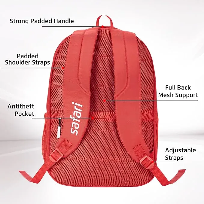 Safari Quadro 4 43L Casual Backpack with Armor Base and Antitheft Pocket