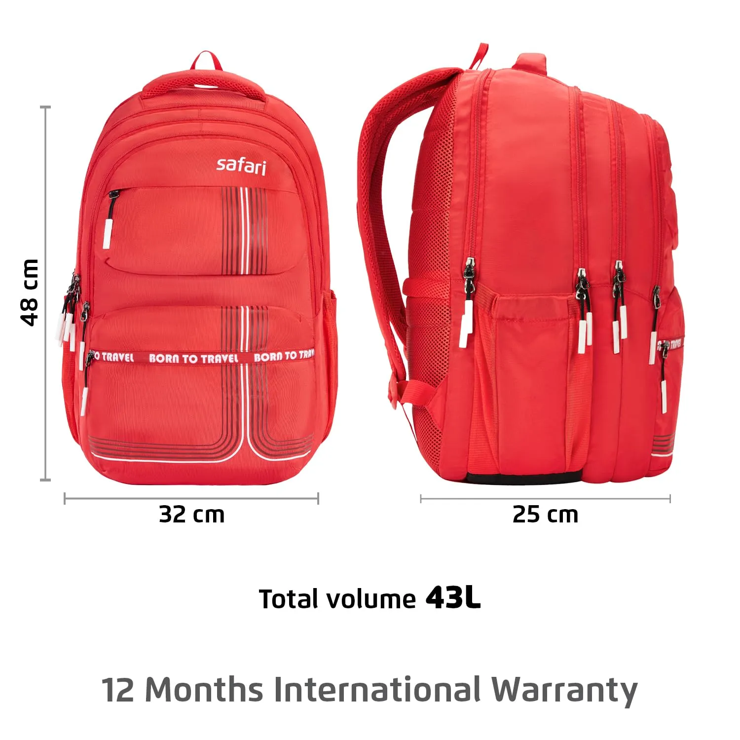 SAFARI Quadro 4 Large 43 L Backpack