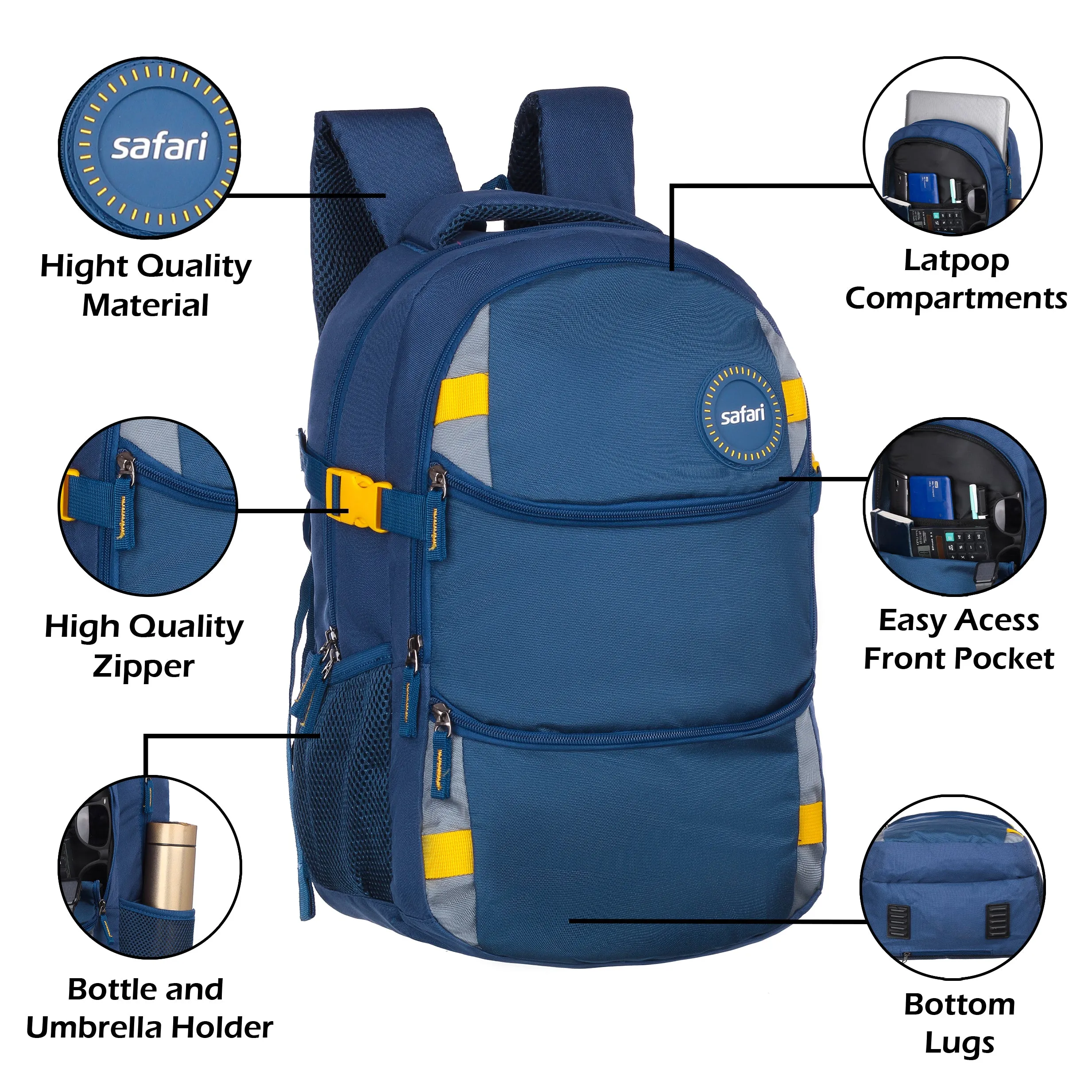 Safari Twin Deluxe 36L Formal Backpack