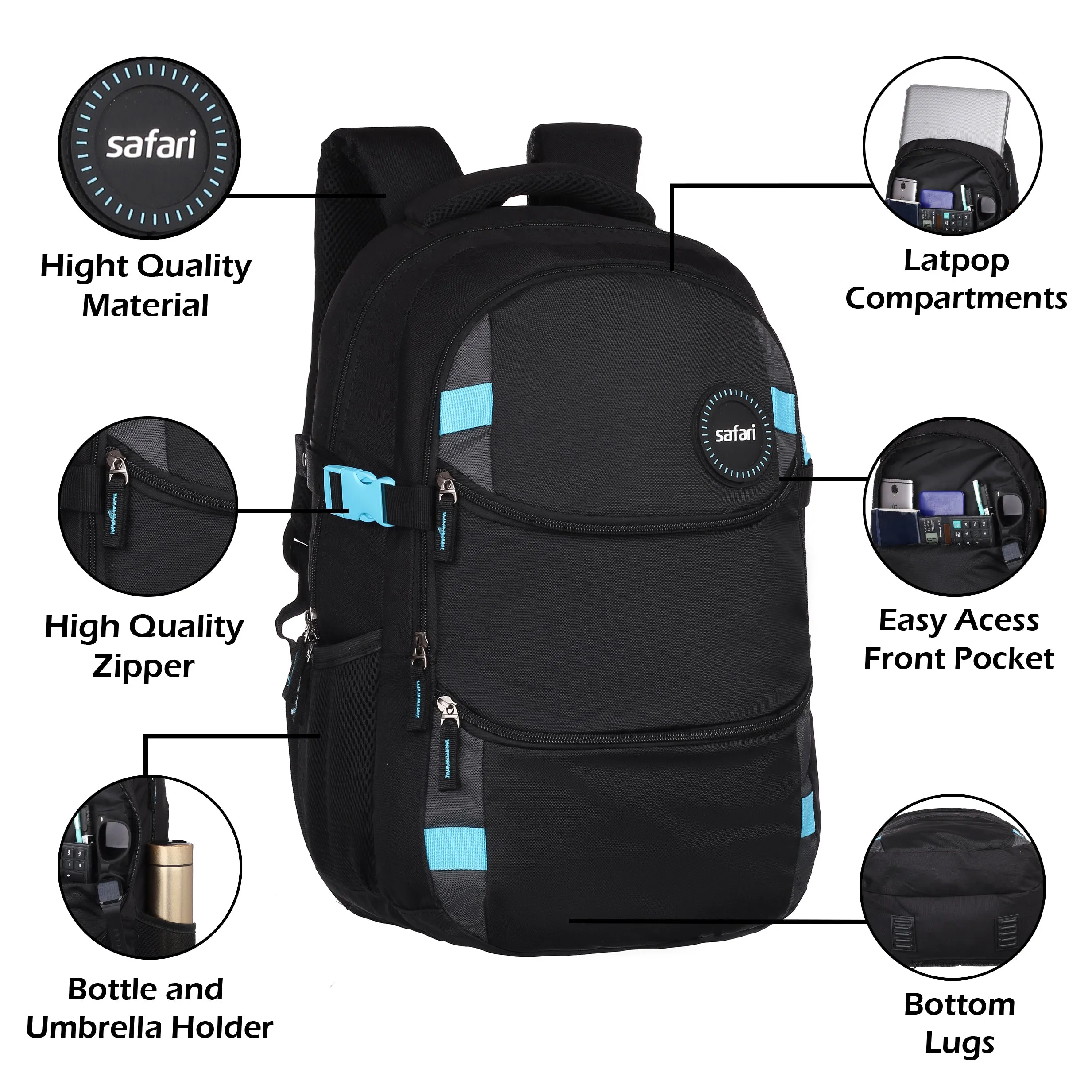 Safari Twin Deluxe 36L Formal Backpack