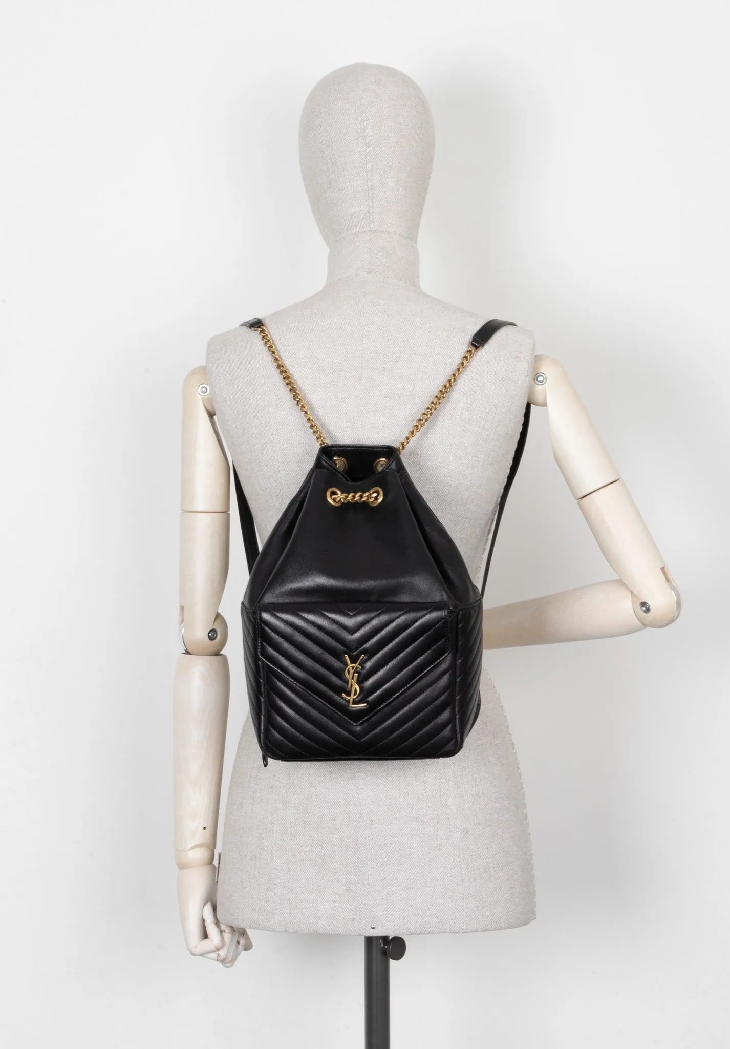 SAINT LAURENT Joe Backpack Black Medium