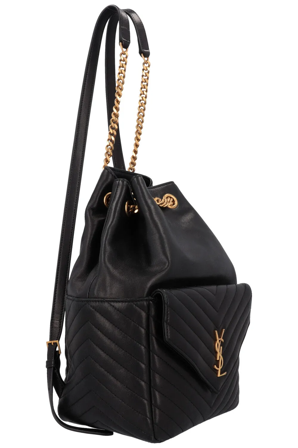 SAINT LAURENT Joe Backpack Black Medium