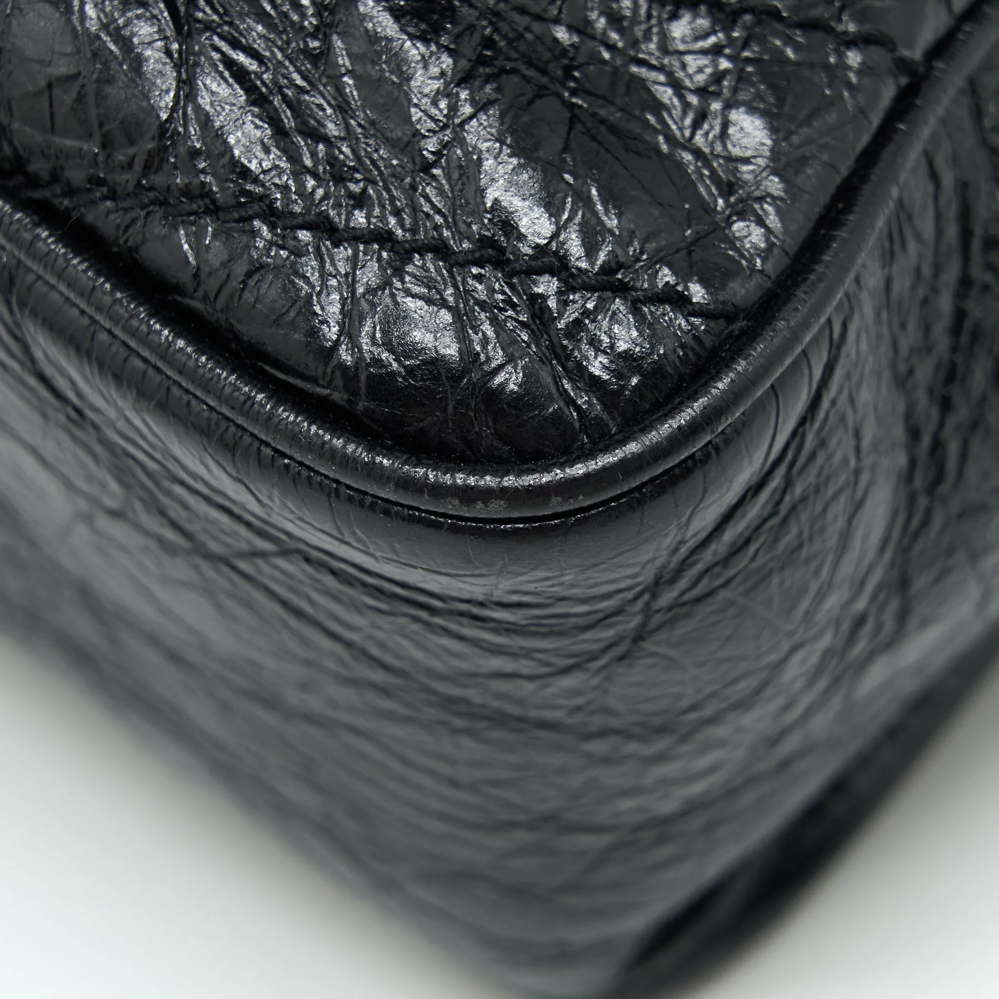Saint Laurent Large Niki Shoulder Bag Calfskin Black SHW